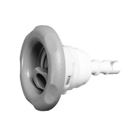 Karuma Car Care 3.37 in. Face 5-Scallop Waterway Poly Storm Thread-In Roto Textured Jet Internal, Gray KA1872122